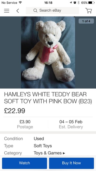 to think that a toyshop shouldn't change the fur they make their bear with?