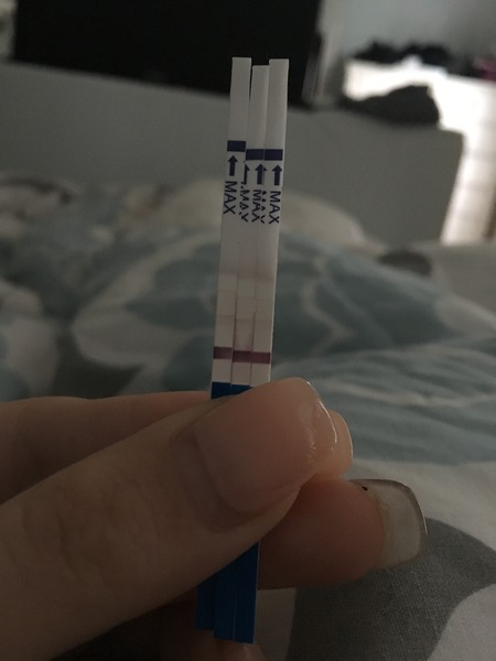 Positive test or evap line?