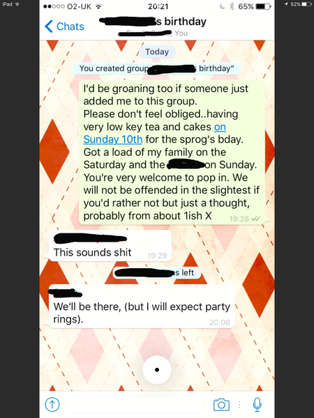 Friend being a dick about my DD's birthday