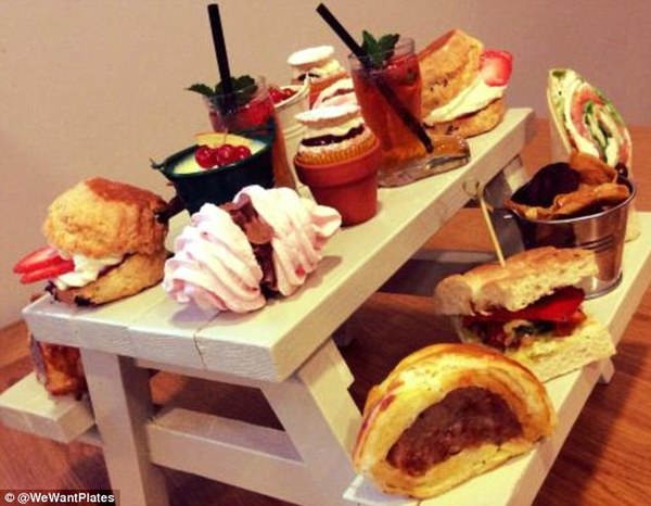 To want to eat my food off a plate. Not a slate, wooden board, out of a bucket or anything else equally as pretentious?