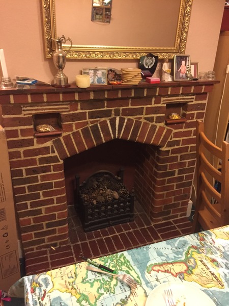 Painting a brick fireplace?