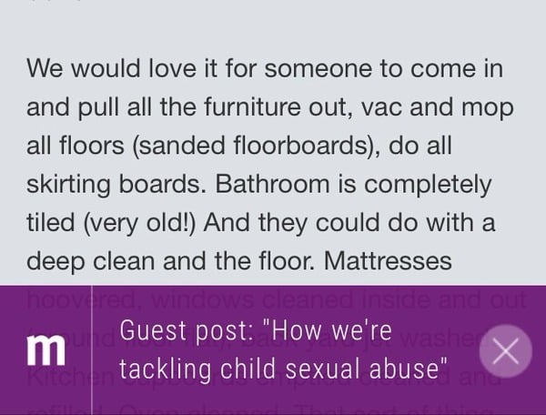 Not being funny, but this purple bar thing at the bottom.