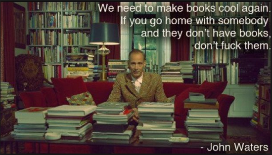 To not want to get rid of all my books