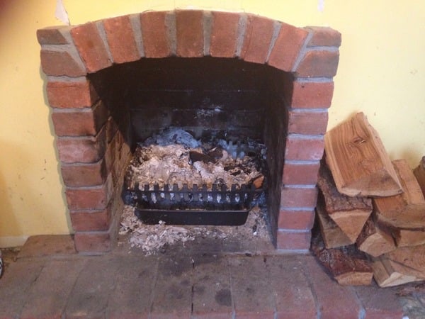 Painting a brick fireplace?