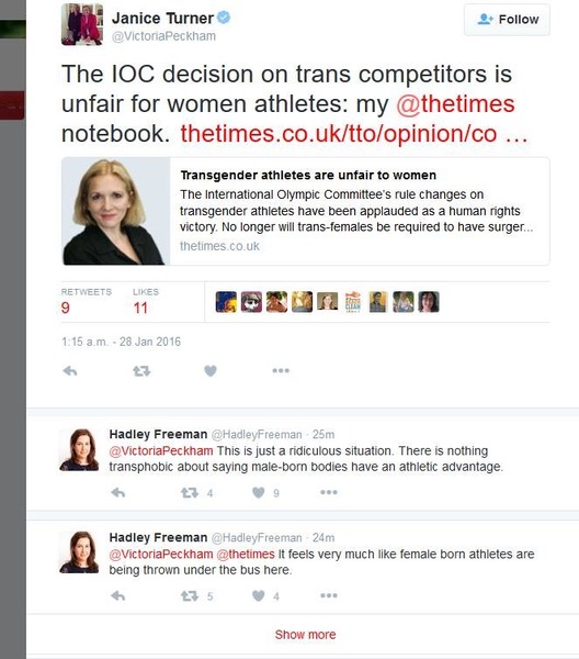 Continuation thread re IOC/trans policy and related trans issues