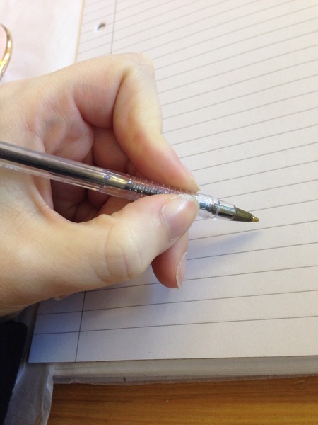 Writing - Left handers