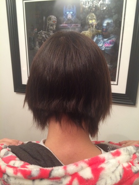 Just had 12 inches cut off for charity- help!