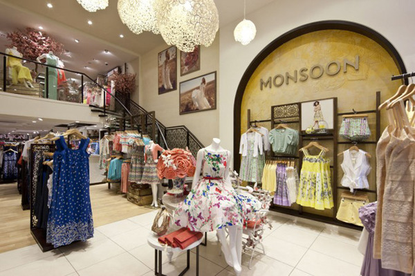 Sourcing a light fitting from a shop's décor