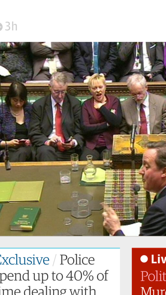 MP's should not being using phones here