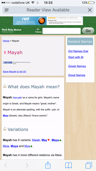 Myah - opinions :)