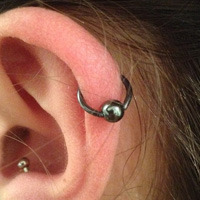to not want my 15 year old DD to have the top of her ear (helix?) pierced?