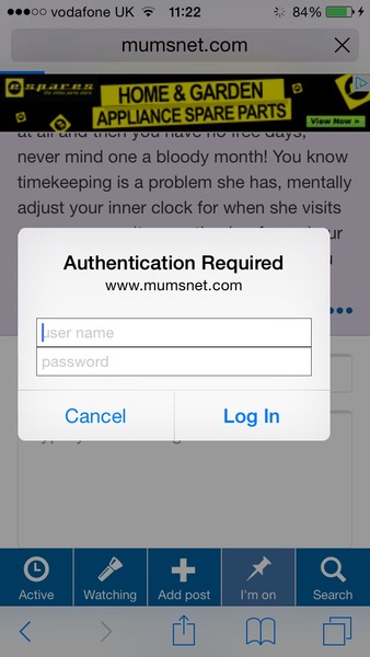 Authentication required?