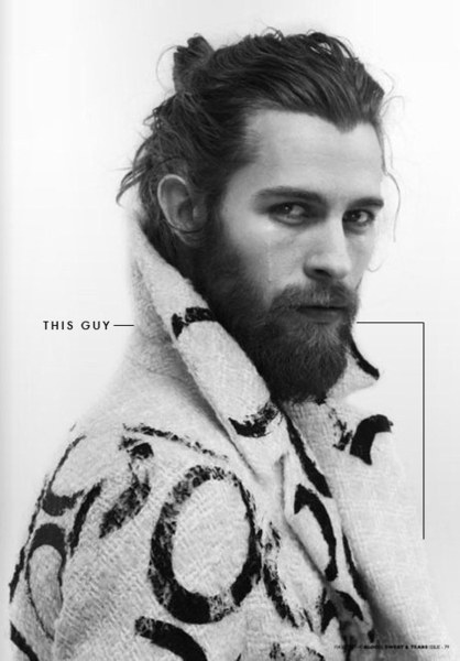 to think full beards remind me of pubic hair ??