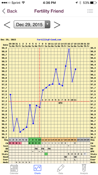 Any temping experts fancy having a look at my chart?