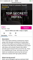 anyone good at guessing secret escapes hotels in London?