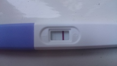 Positive test or evaporation line?