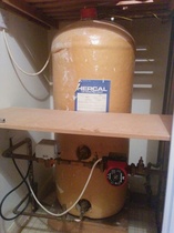 Boiler - plumber says wired incorrectly and no thermostat on hot water cylinder