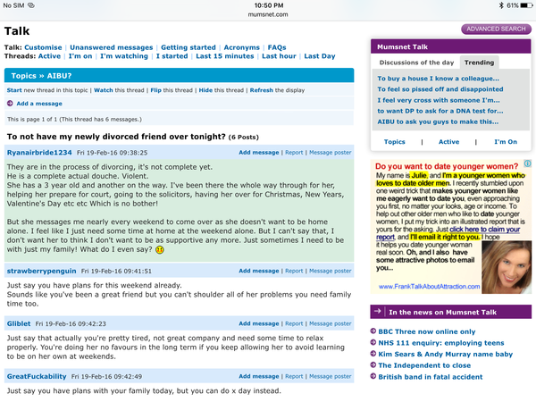 Ads making mumsnet unusable.