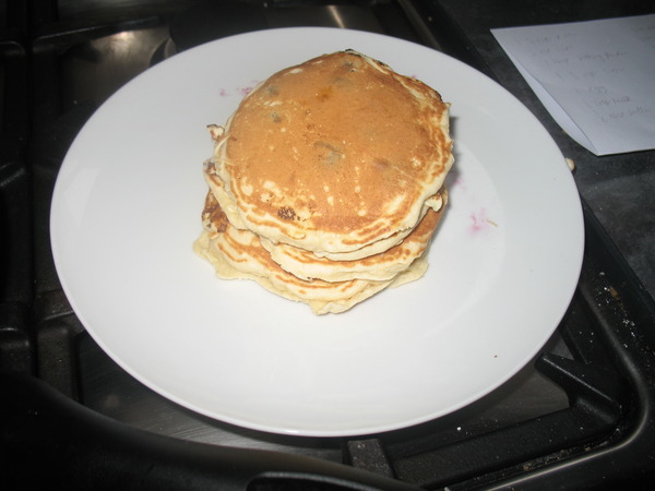 to just give my DC pancakes with sugar & lemon juice for tea?