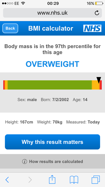 To consider sending my son to a residential weight loss camp against will