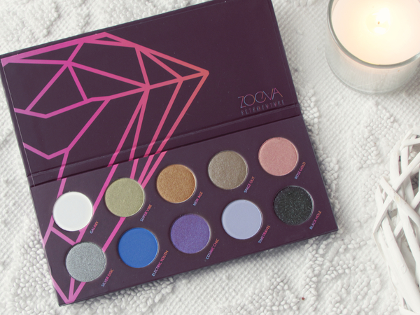 ZOEVA Retro Future palette with swatches :-)