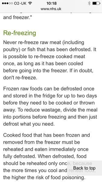 Can I freeze chilli made with frozen mince?