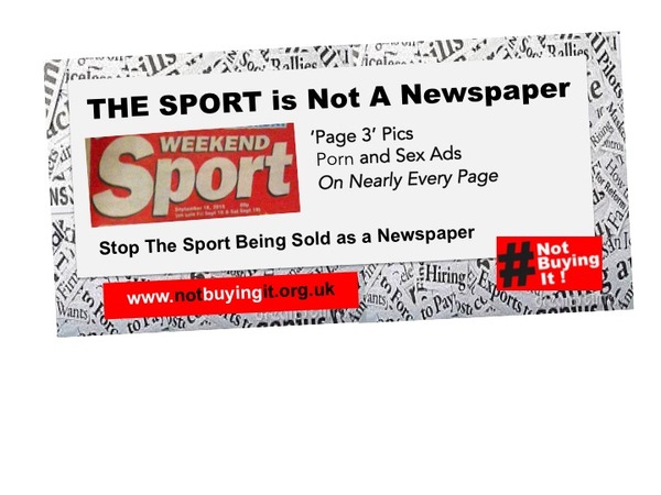 Stop 'selling' the Porn & Sex industry to kids in our Newspapers!