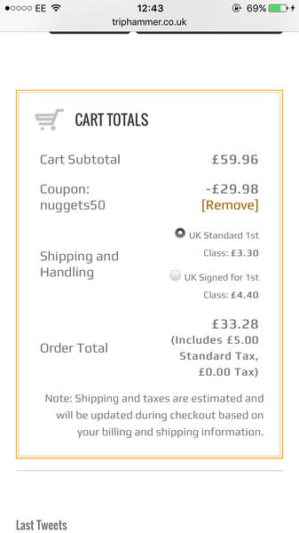 Triphammer 50% discount