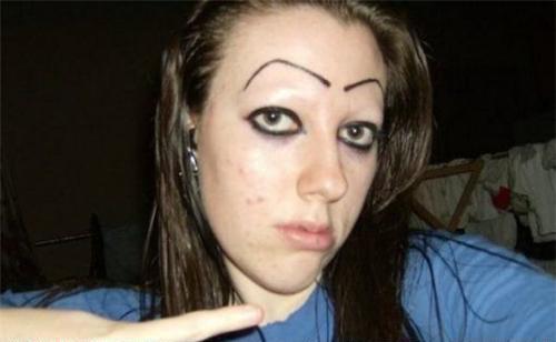 Why so much makeup?