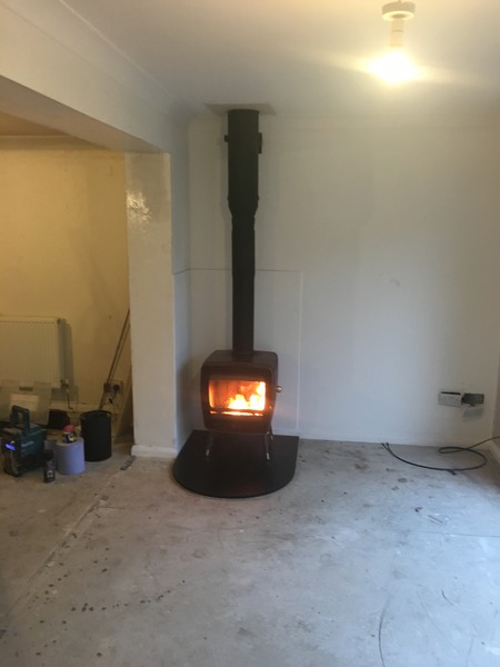 How much would it cost to have a wood burning stove fitted?