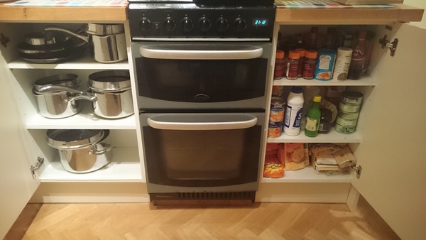 Designing a kitchen around a chimney breast