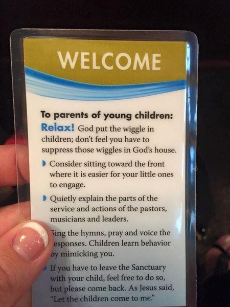 Or is the vicar? Noisy DCs in church