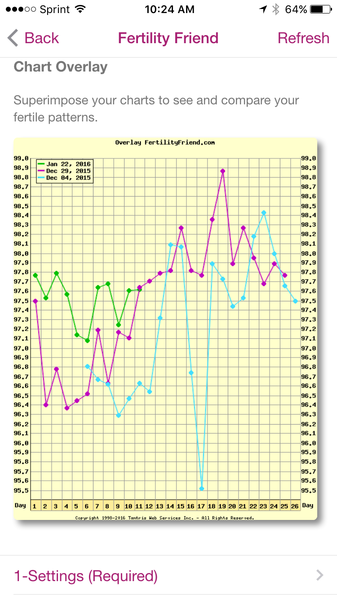 Any temping experts fancy having a look at my chart?