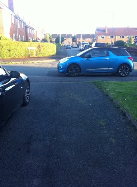 Parking outside my house....