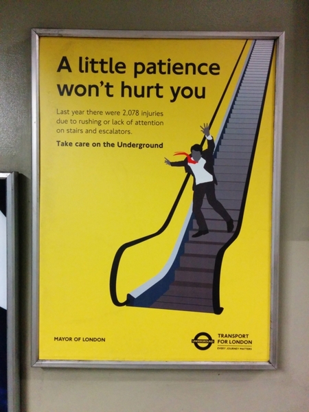 To find this poster in a train station wrong?