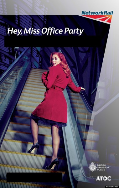 To find this poster in a train station wrong?