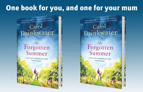Book giveaway: The Forgotten Summer by Carol Drinkwater