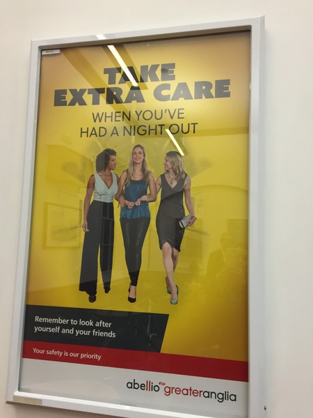 To find this poster in a train station wrong?