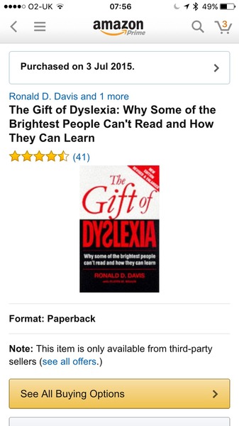 Can anyone recommend a book about dyslexia?