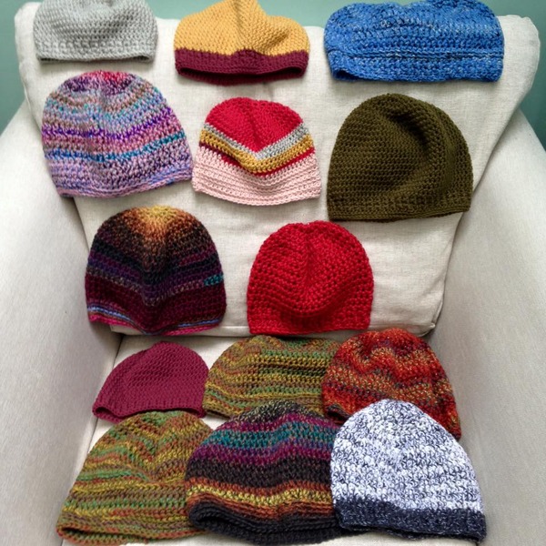 Woolly Hugs. Our Project to help refugees continues. One square, one blanket, a pair of gloves, one warm hat, one step at a time, really every little thing will help. All support welcome.