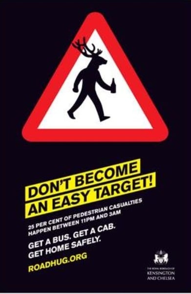 To find this poster in a train station wrong?
