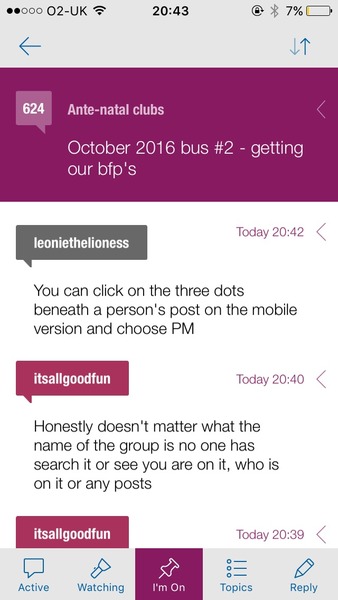 October 2016 bus #2 - getting our bfp's