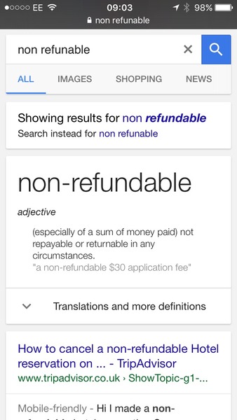 Getting a refund of 13+ deposit in London
