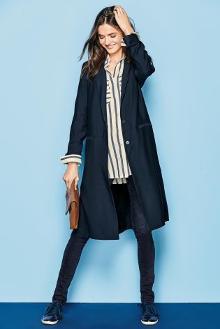 A Spring jacket and a mid priced leather bag