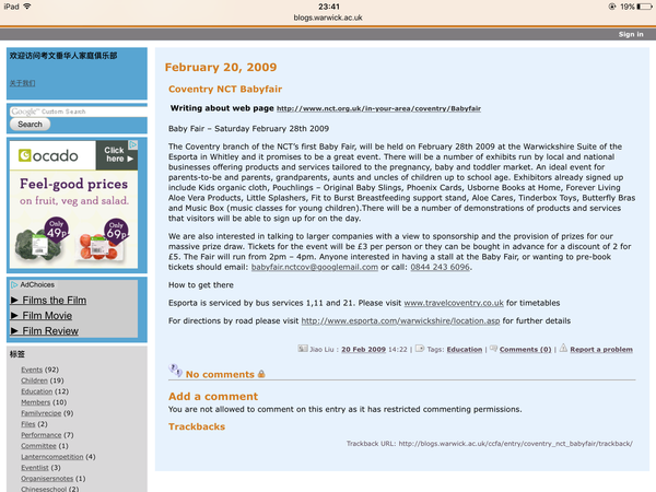 To be really disappointed and angry that NCT allow MLMs so much access to vulnerable new mums