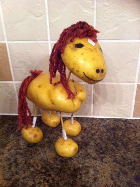 Book character out of a potato ideas!