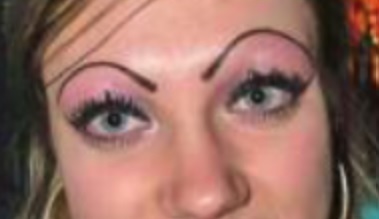 To be a bit baffled by the trend for eyebrows that announce their presence 3minutes before the rest of the face?