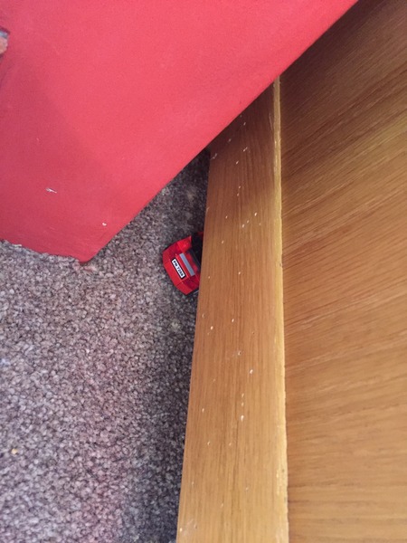 Woodworm in new furniture.