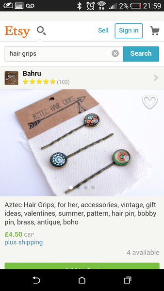 Hair clips for grown ups