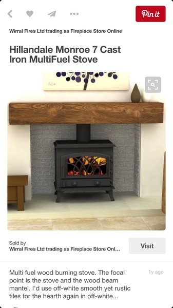 Crappy fireplace with log burner (photo included) - is this quote to improve it realistic?